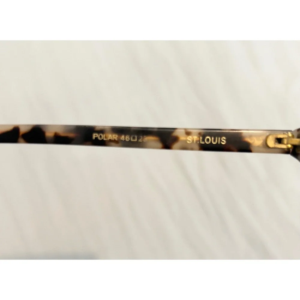 KREWE St. Louis Sunglasses *frames only* women's Oyster Tortoise 24K Gold